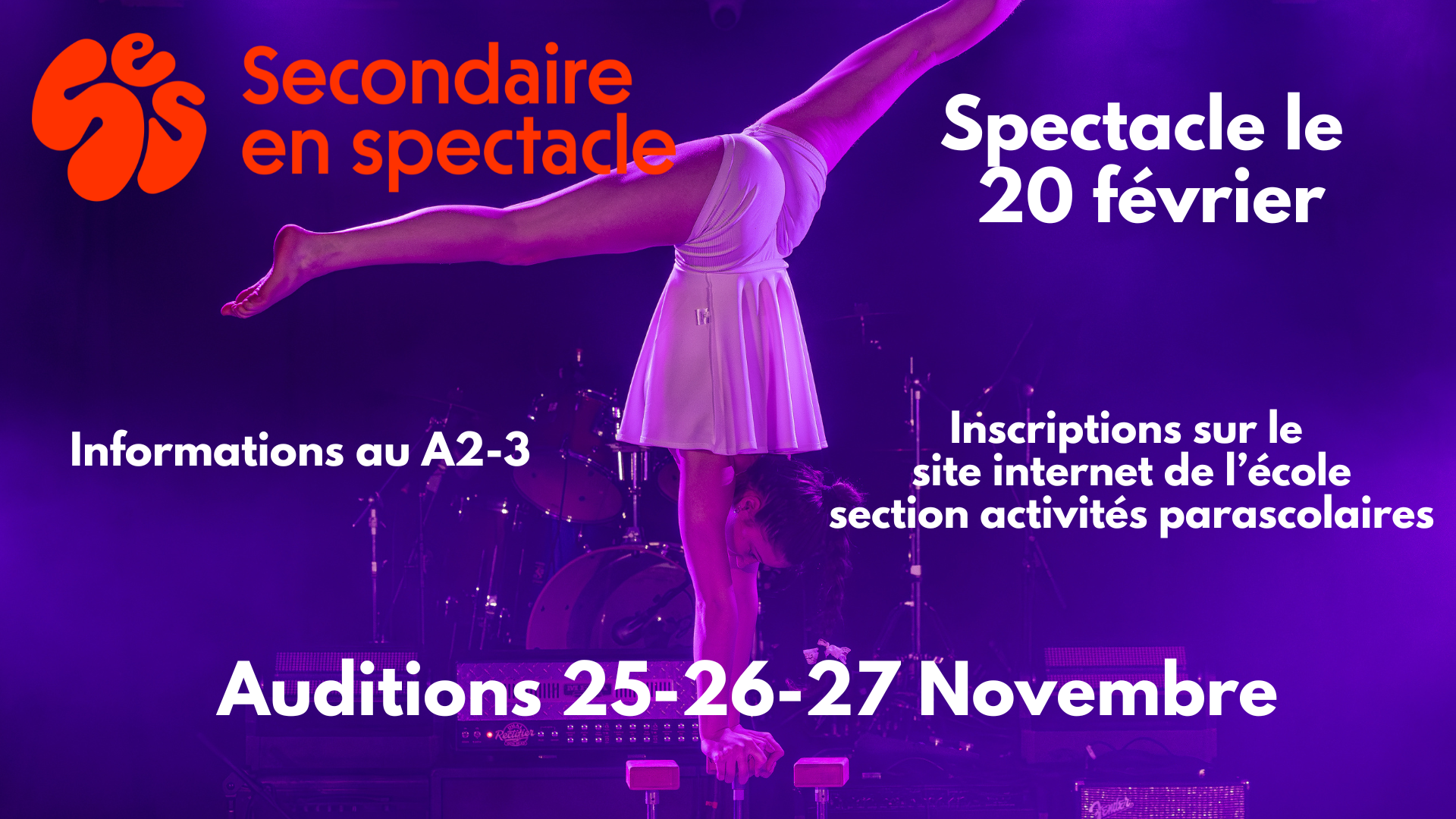 Affiche SES (1) Horaire des activités parascolaire