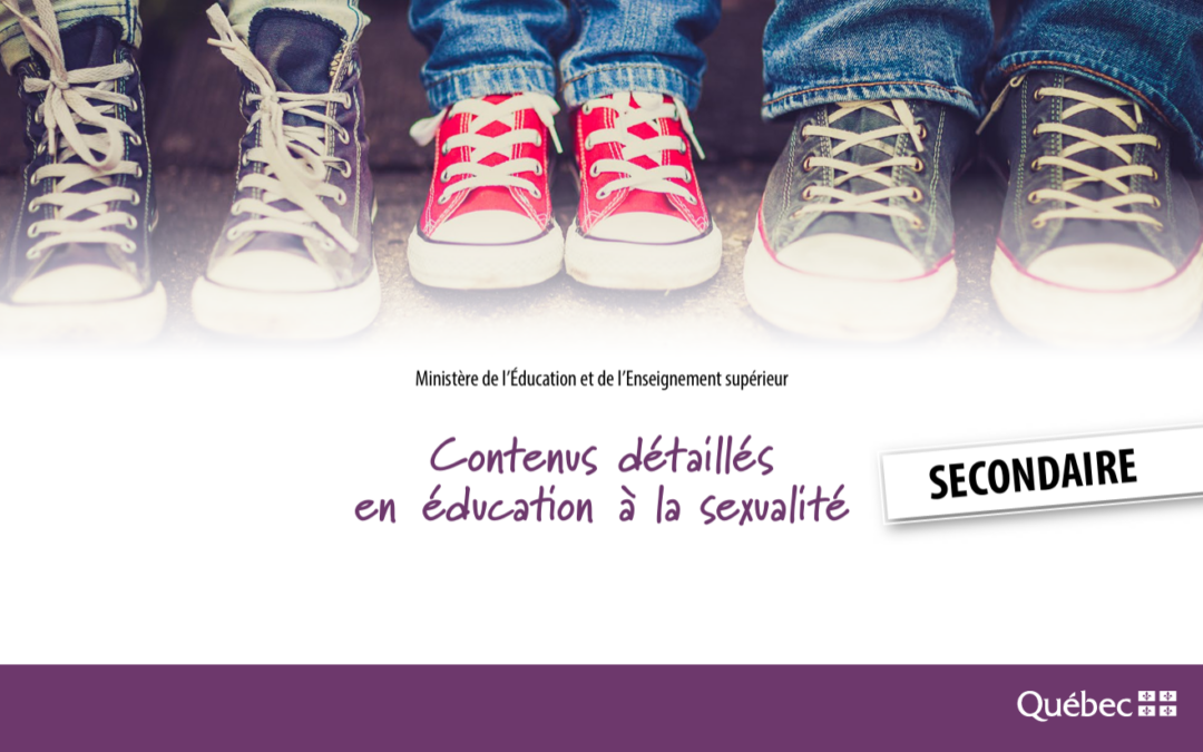 Contenus en éducation à la sexualité